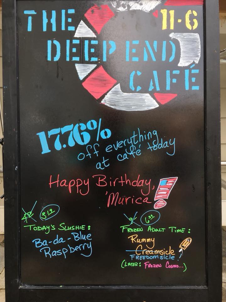 Deep and cafe menu Cape Cod at The Corsair & Crossrip
